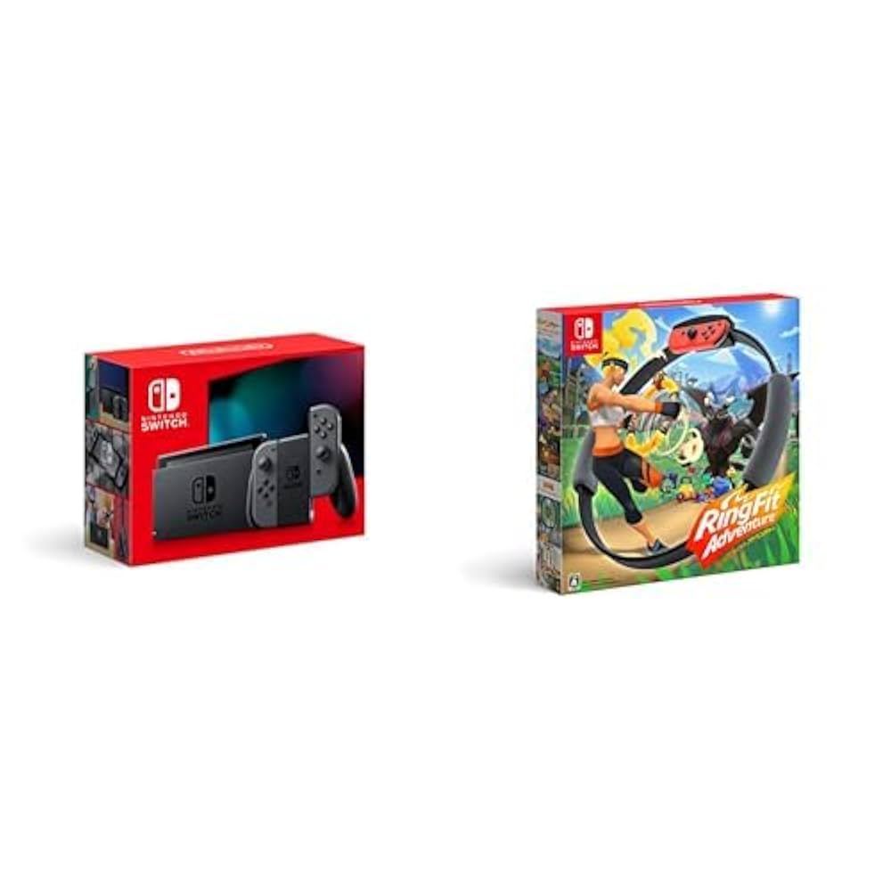 Amazon.co.jp: Nintendo Switch Joy-Con(L)/(R) グレー＋リング